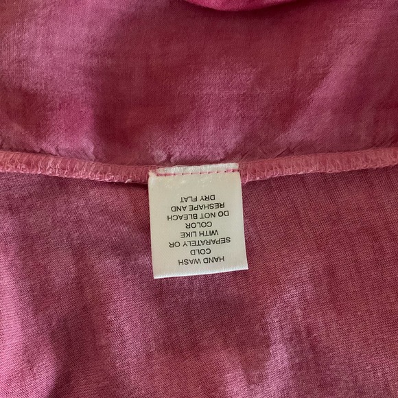 AG Adriano Goldschmied Jersey Knit Tank Top Tee Shirt PINK NWT M - Picture 9 of 9